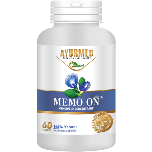 Memo On, 60 tablete, Ayurmed