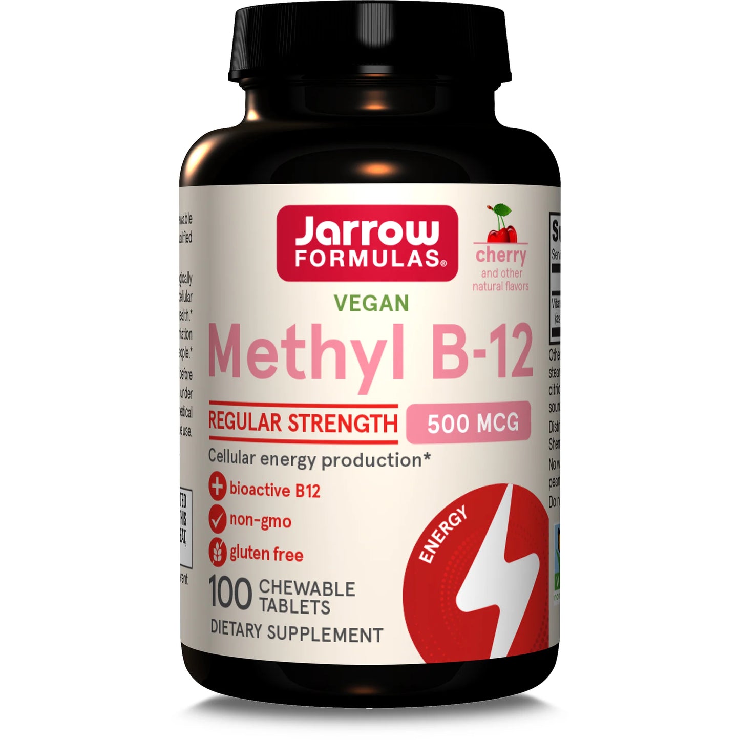 Methyl B-12 Jarrow Formulas, 500 mcg, 100 tablete masticabile, Secom