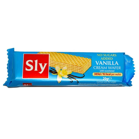 Napolitane Cu Crema Vanilie, Fara Zahar, 20G, Sly Nutritia