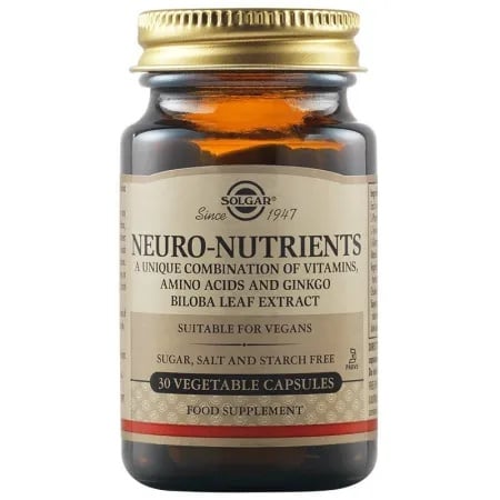Neuro nutrients, 30 capsule vegetale, Solgar