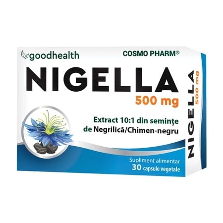 Nigella Sativa, 600mg, 30 capsule, Cosmopharm