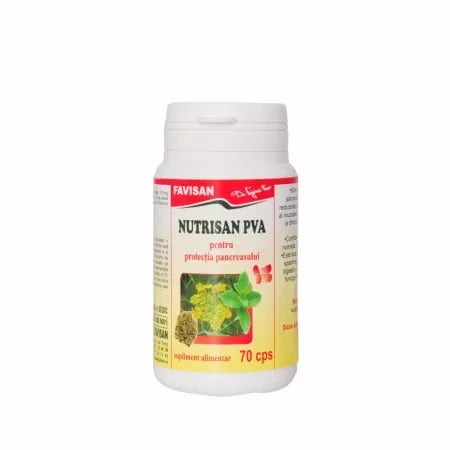 Nutrisan PVA, 70 capsule, Favisan