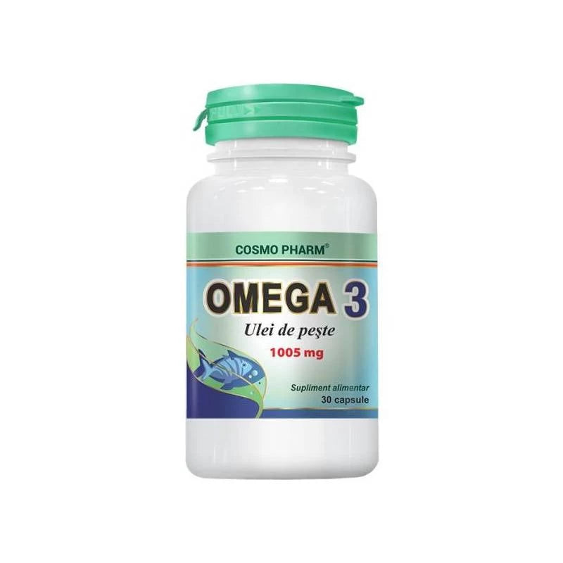 Omega 3 Ulei De Peste, 1005Mg, 30Cps, Cosmo Pharm
