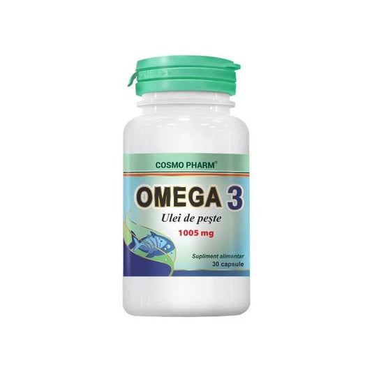 Omega 3 Ulei De Peste, 1005Mg, 30Cps, Cosmo Pharm