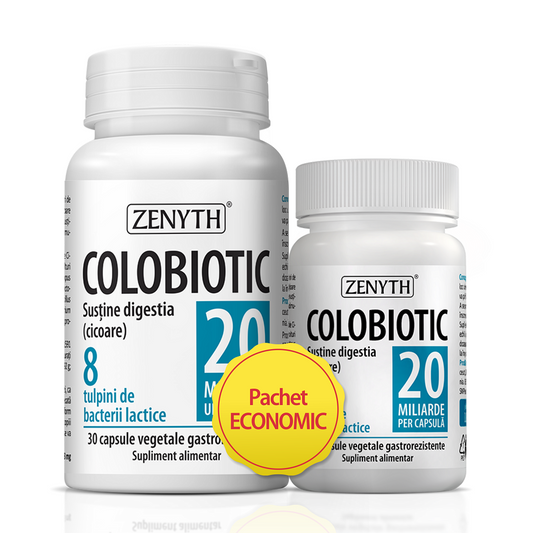 Pachet Colobiotic, probiotic 20 miliarde, 30 + 10 capsule, Zenyth
