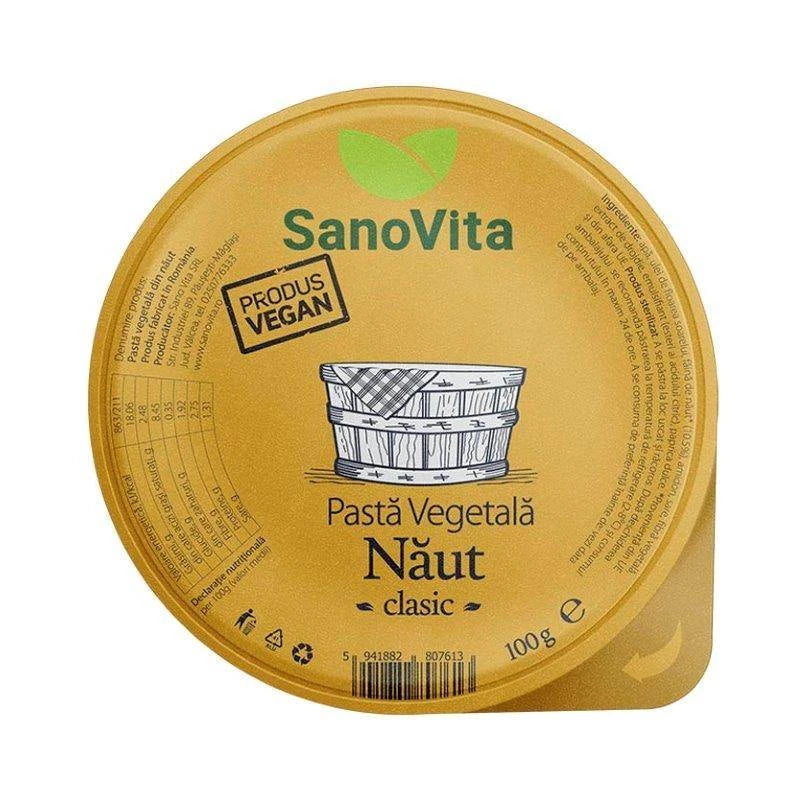 Pasta Vegetala Din Naut, 100 G, Sanovita