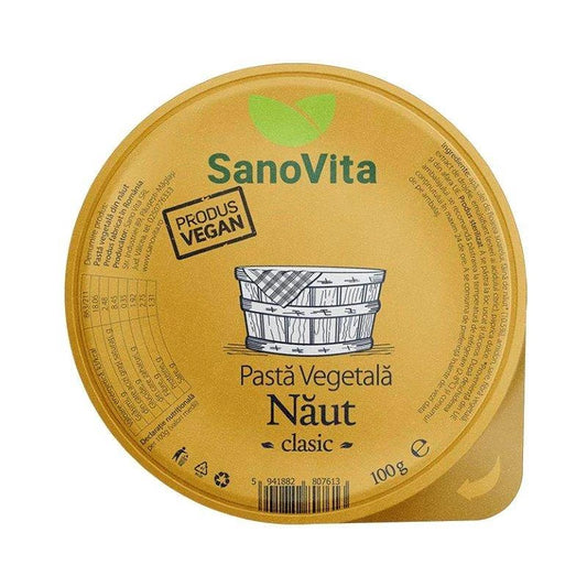 Pasta Vegetala Din Naut, 100 G, Sanovita