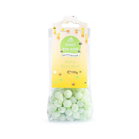Perle cu miere si menta, 100 g, Apidava
