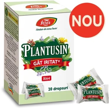 Plantusin gat iritat R64, 20 dropsuri, Fares