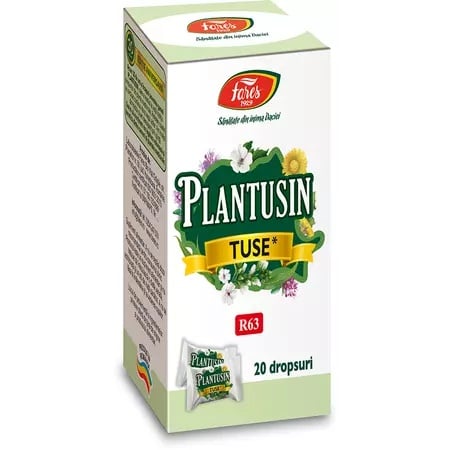 Plantusin tuse R63, 20 dropsuri, Fares