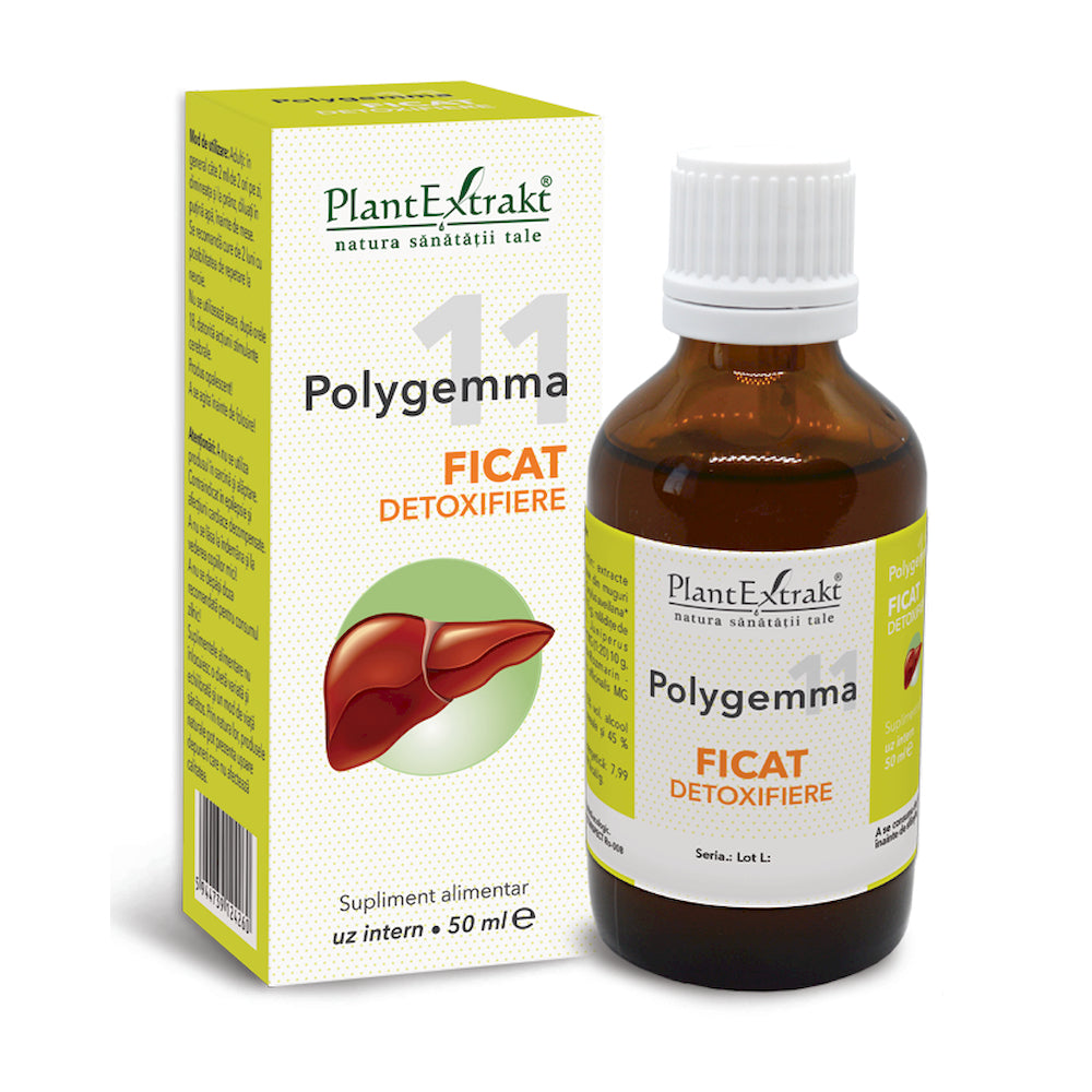 Polygemma 11 Ficat detoxifiere, 50ml, PlantExtrakt