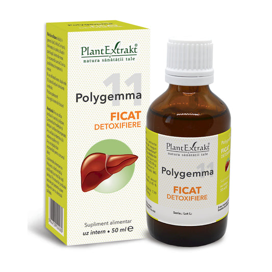 Polygemma 11 Ficat detoxifiere, 50ml, PlantExtrakt