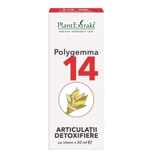 Polygemma 14, Articulatii detoxifiere, 50ml, PlantExtrakt