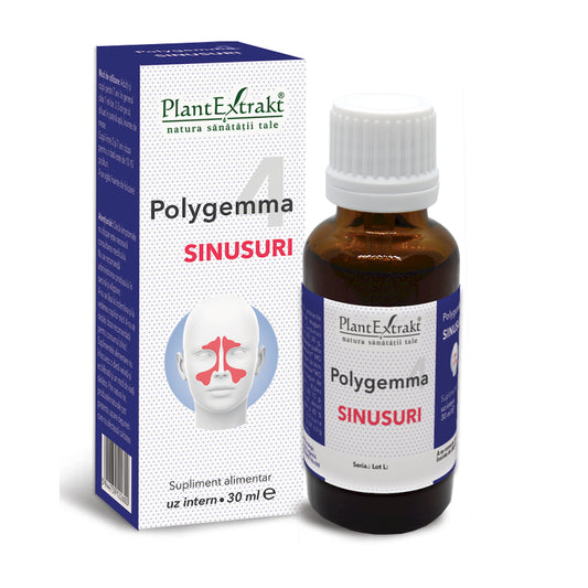 Polygemma 4, Sinusuri, 30ml, PlantExtrakt