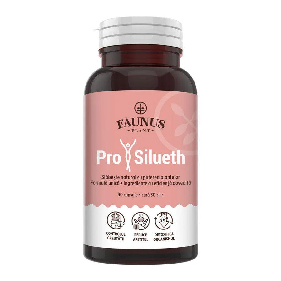 Pro Silueth, 90 capsule vegetale, Faunus Plant