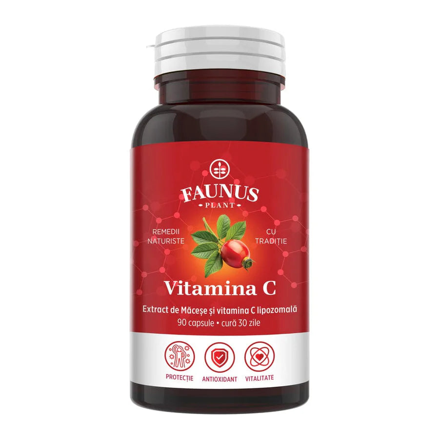 Vitamina C lipozomala, 90 capsule, Faunus Plant