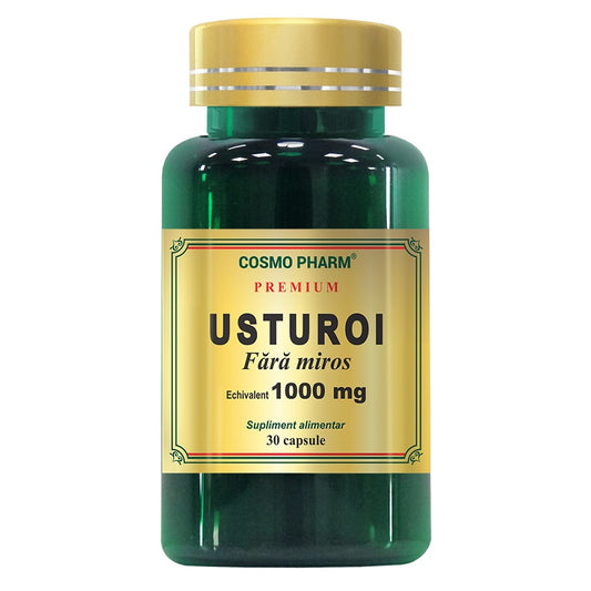 Premium Usturoi fara miros 1000 mg, 30 capsule, Cosmopharm