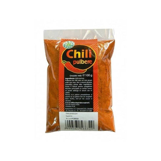 Pulbere De Chili, Condiment 100G, Herbavit