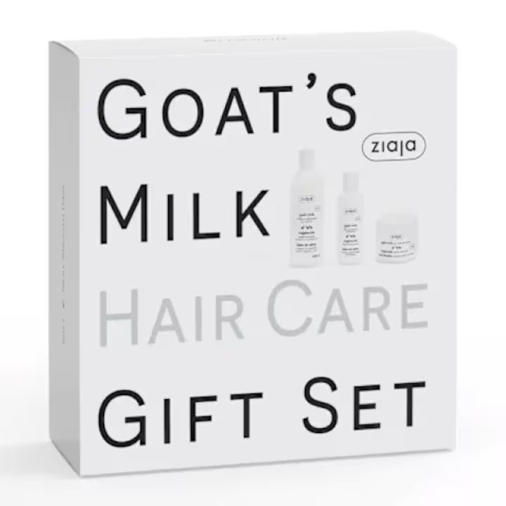 Set ziaja lapte de capra, sampon 400ml, balsam de par 200ml, masca par 200ml, Ziaja