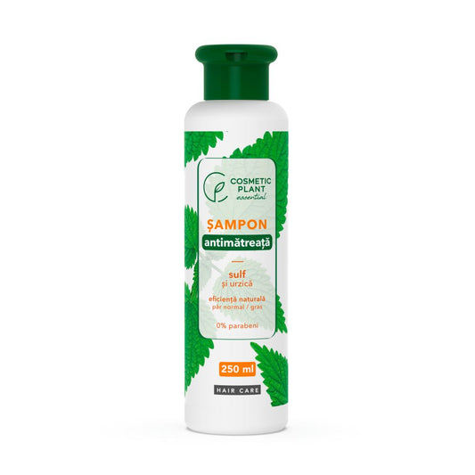 Sampon antimatreata cu sulf si urzica Essential, 250 ml, Cosmetic Plant