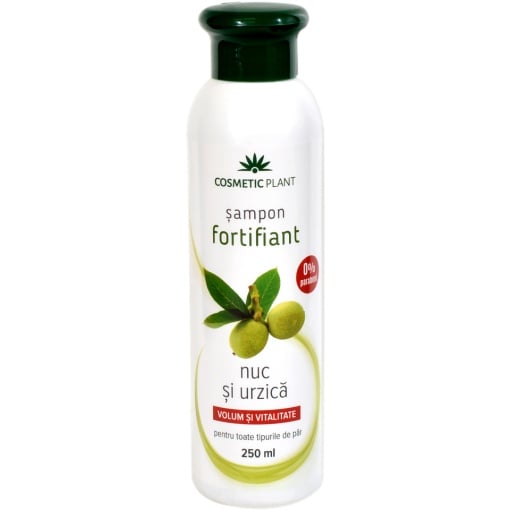 Sampon fortifiant cu nuc si urzica, 250 ml, Cosmetic Plant
