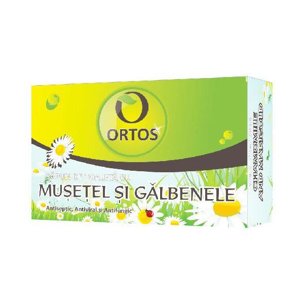 Sapun cu musetel si galbenele, 100 g, Ortos