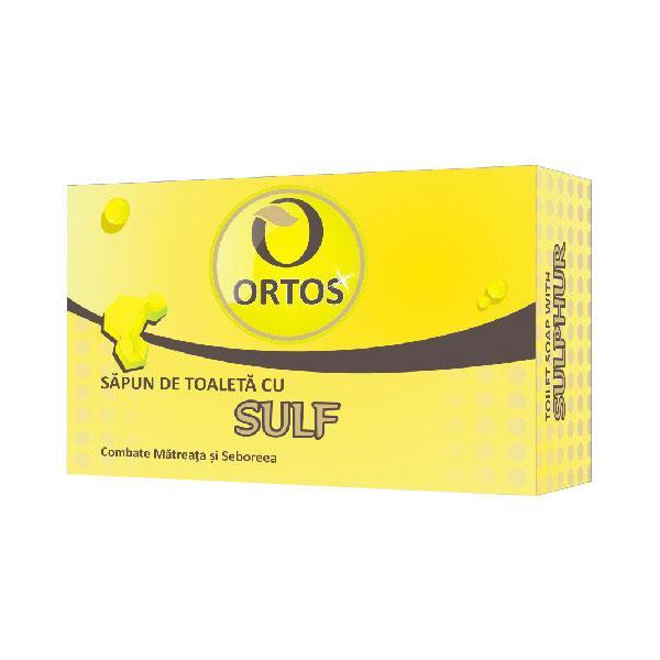 Sapun cu sulf, 100 g, Ortos