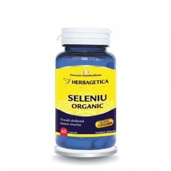 Seleniu organic, 60 capsule, Herbagetica