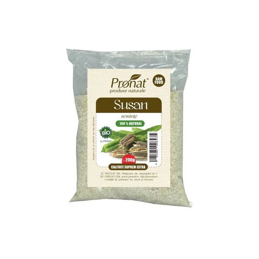 Seminte De Susan Integrale Nedecorticate 200G, Eco-Bio, Pronat