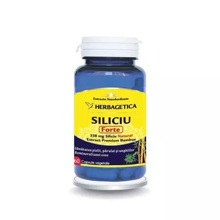 Siliciu Forte, 60 capsule, Herbagetica