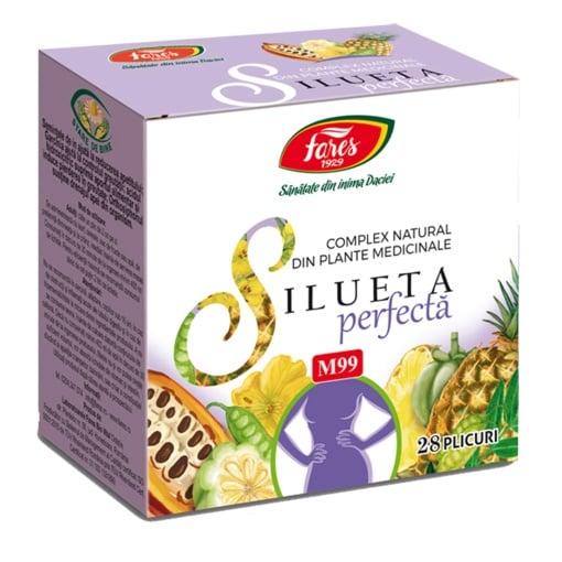 Silueta perfecta complex - M99, 28 plicuri, Fares