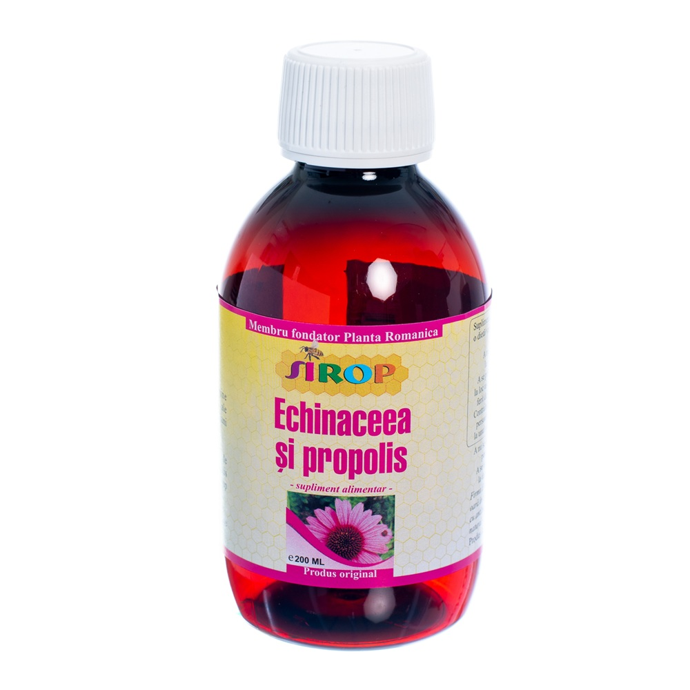 Sirop de echinacea si propolis, 200ml, Elidor