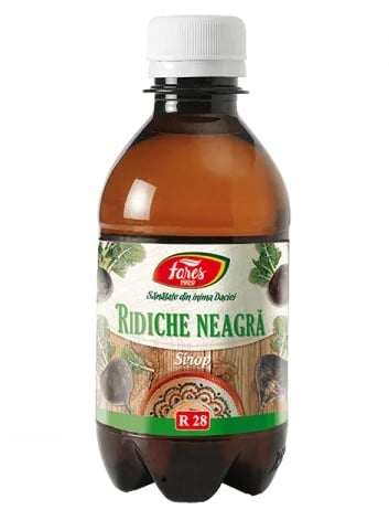 Sirop Ridiche Neagra, R28, 250 ml, Fares