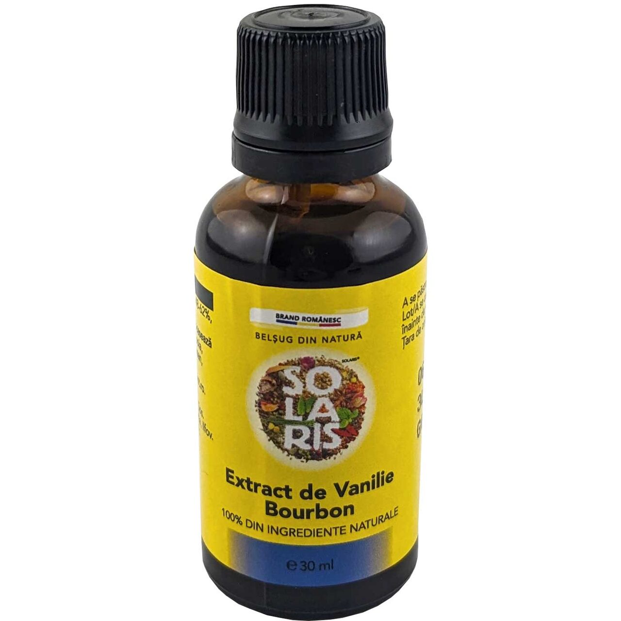 Extract de vanilie Bourbon, 30 ml, Solaris