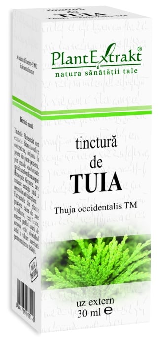 Tinctura de tuia, 30 ml, Plantextrakt