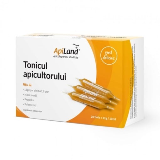 Tonicul Apicultorului, 10ml, 20 fiole, ApiLand