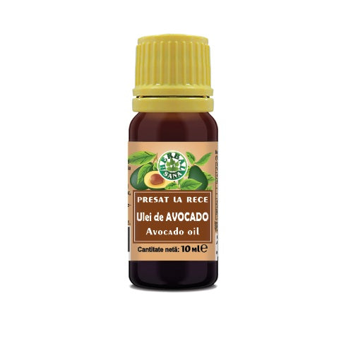 Ulei de avocado presat la rece, 10 ml, Herbavit