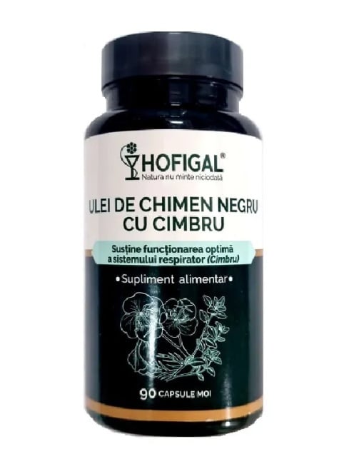 Ulei de Chimen Negru cu Cimbru, 90 capsule, Hofigal