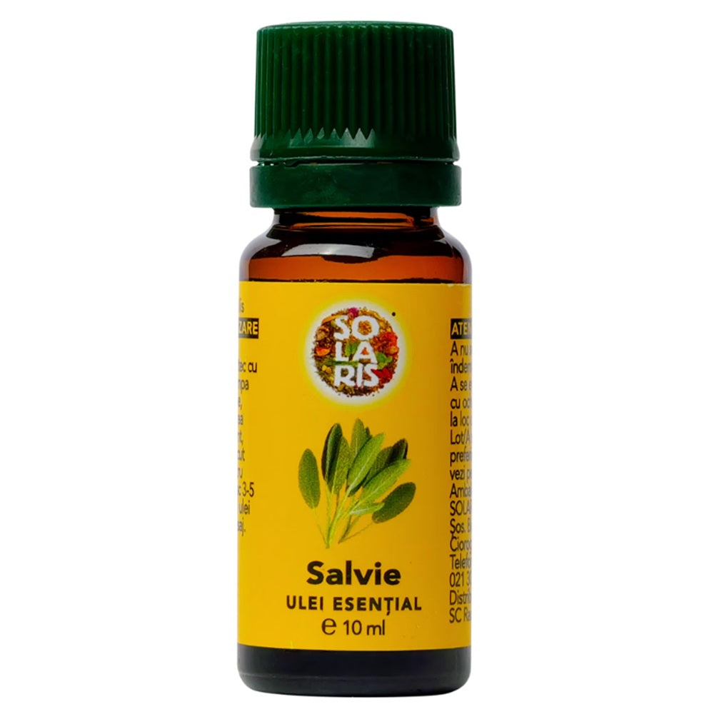 Ulei esential de salvie, 10 ml, Solaris