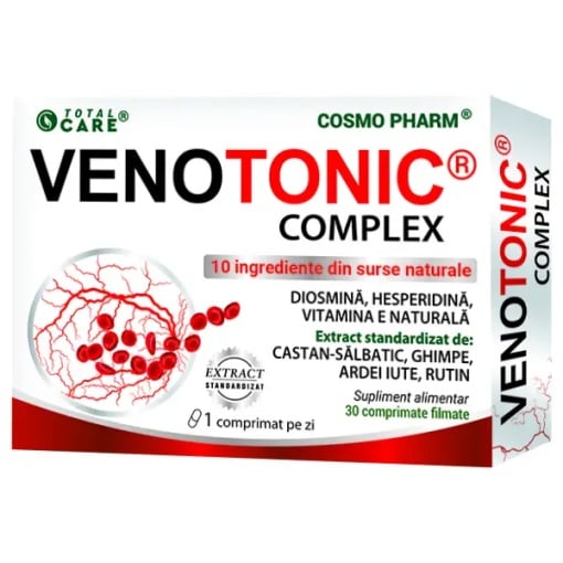 Venotonic Complex, 30 comprimate filmate, Cosmopharm