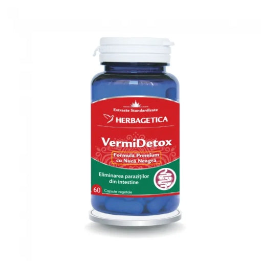 VermiDetox, 60 capsule, Herbagetica