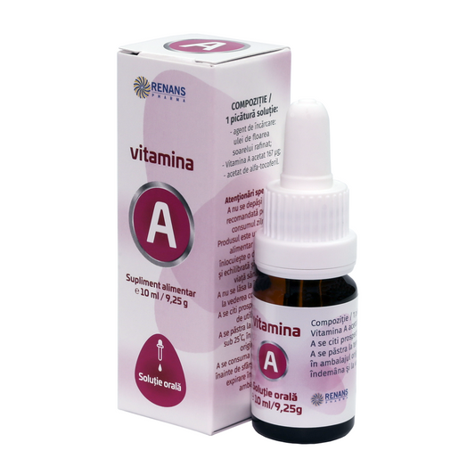 Solutie orala Vitamina A, 10 ml, Renans