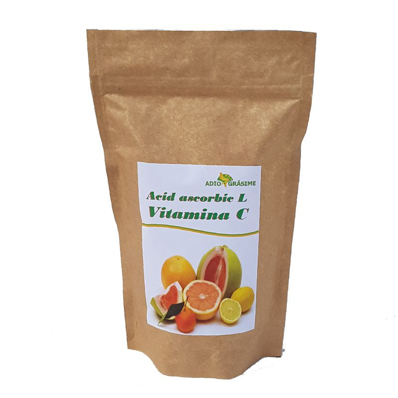 Vitamina C pulbere (Acid ascorbic-L), 500 g, Micul Rege