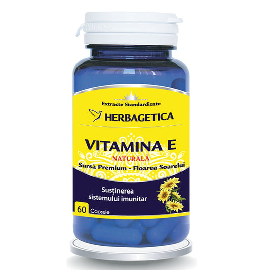 Vitamina E, 60 capsule, Herbagetica