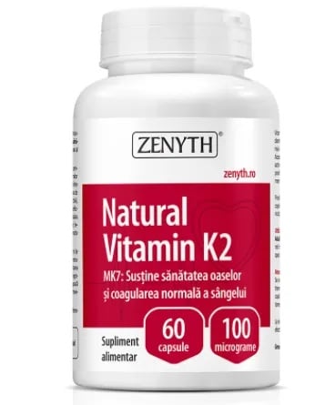 Vitamina K2, 60 capsule, Zenyth