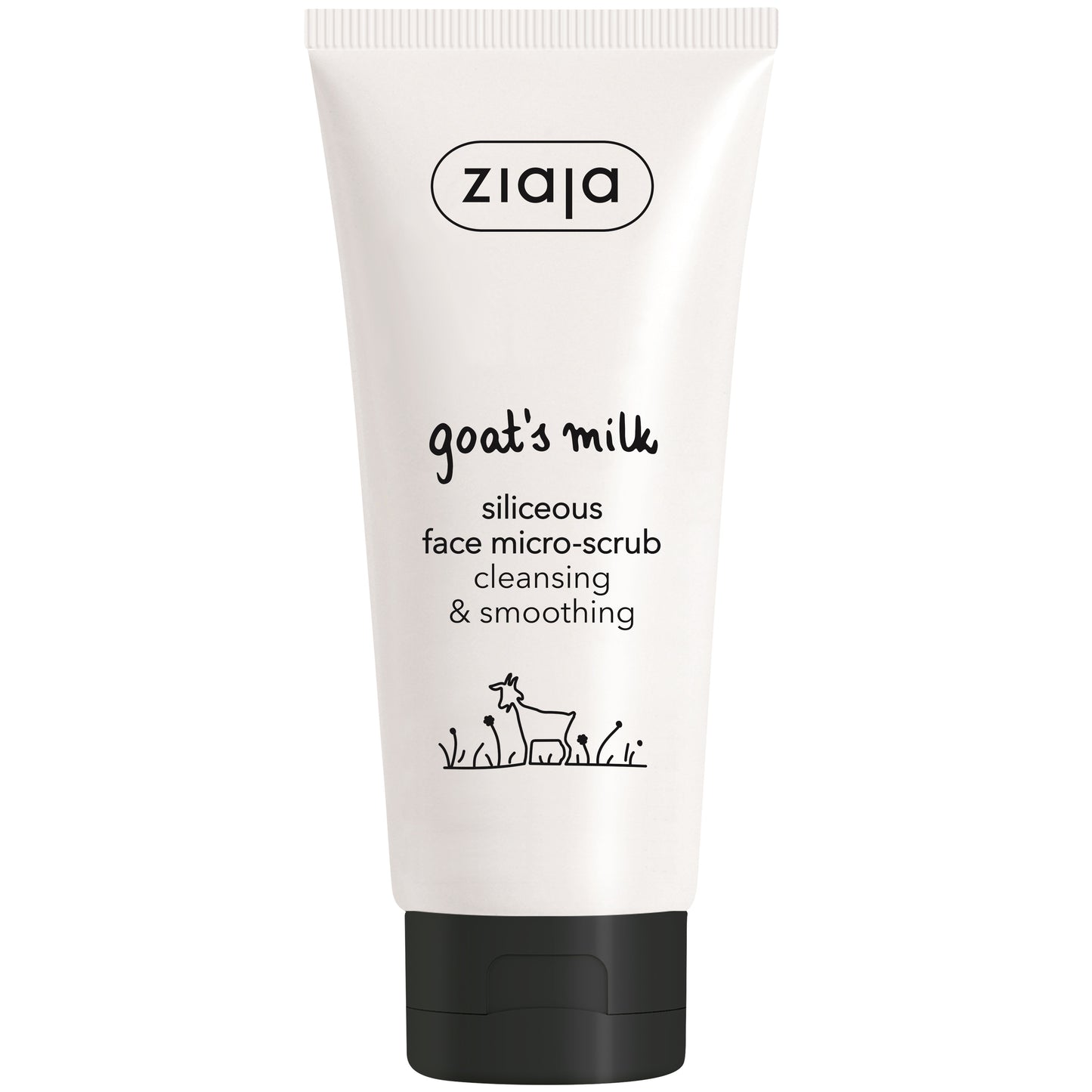 Scrub microcristalin cu siliciu pentru fata Goat's Milk, 75 ml, Ziaja