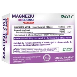 Magneziu Bisglicinat, 30 capsule, Cosmopharm